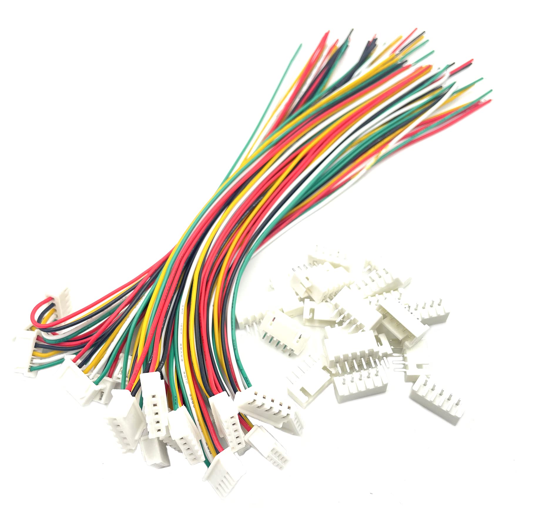 5個口のe Amazon.com: 20 Pairs Mini Micro 5 Pin JST XH 2.54mm Cable